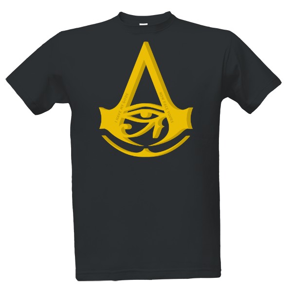 Tričko s potiskem AC Origins logo s textem