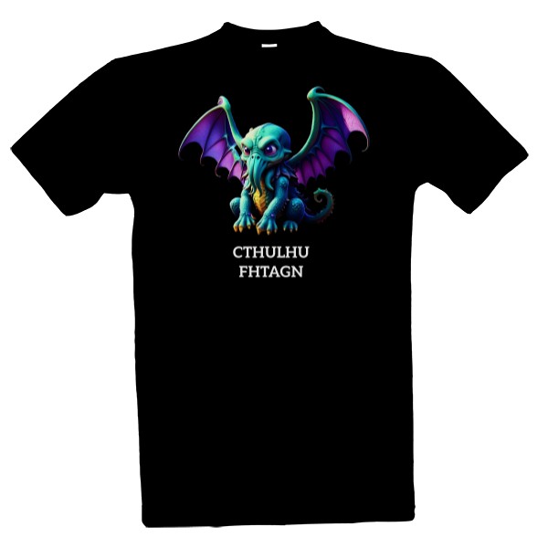 Tričko s potiskem Cthulhu fhtagn