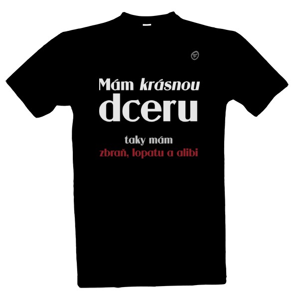 Tričko s potiskem Krásná dcera