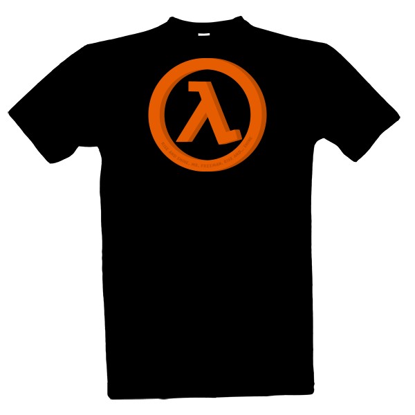 Tričko s potiskem Half-Life s textem