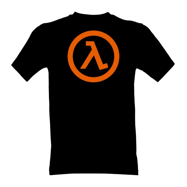 Tričko s potiskem Half-life simple
